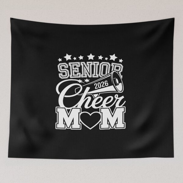 Item preview, Senior Cheer Mom 2026 Proud Cheerleader Mom Class of 2026 designed and sold by BlassmausArt.
