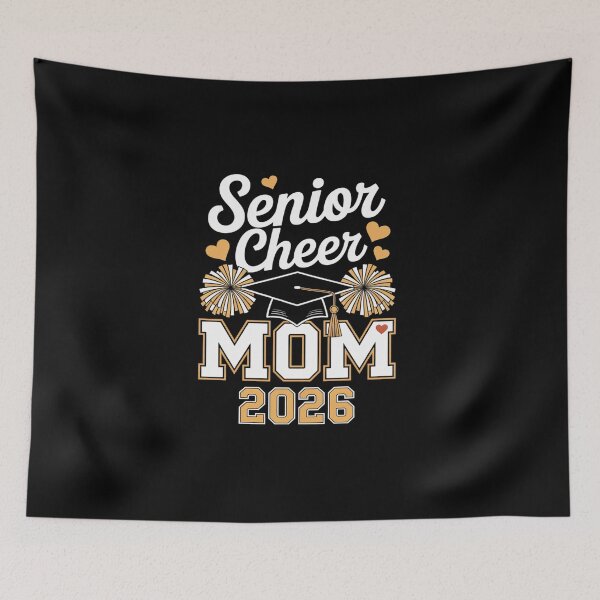 Item preview, Senior Cheer Mom Class of 2026 designed and sold by BlassmausArt.