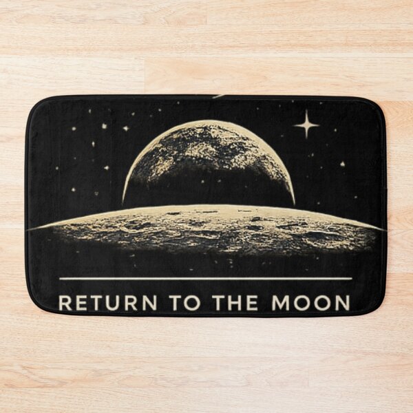 Item preview, Minimalist Earthrise – Return to the Moon Space Art designed and sold by OneMoments.
