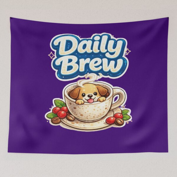 Item preview, Daily Brew Coffee Lover designed and sold by annenambiro.