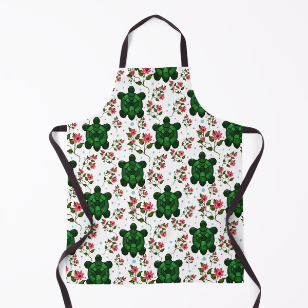 Item preview, Cute Turtle and Floral Seamless Pattern | Whimsical Nature Botanical DesignDesignDesign with FlowersSeamless Ocean Animal Design designed and sold by HopeAndHustle.