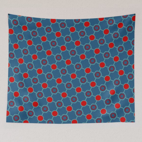 Item preview, Mid Century Honey Weave - Geometric Shape Pattern  - Dads Day Gifts designed and sold by RoyalStarsPatts.