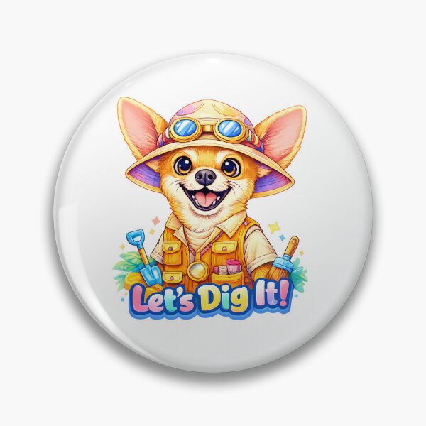 Item preview, Lets Dig It Mining Dog – Cute Miner Pup Illustration designed and sold by SoftSproutstu.