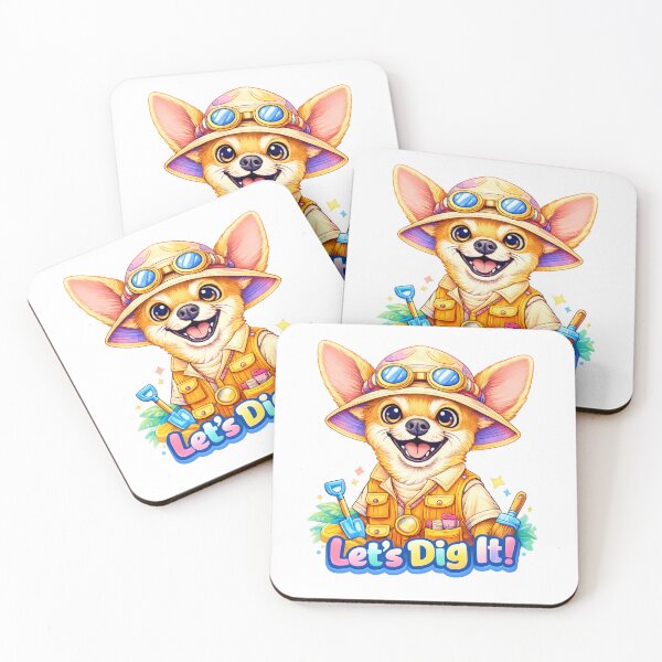 Item preview, Lets Dig It Mining Dog – Cute Miner Pup Illustration designed and sold by SoftSproutstu.