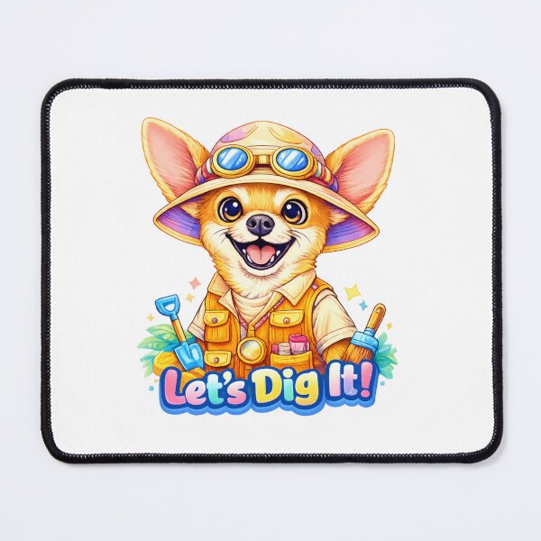 Item preview, Lets Dig It Mining Dog – Cute Miner Pup Illustration designed and sold by SoftSproutstu.