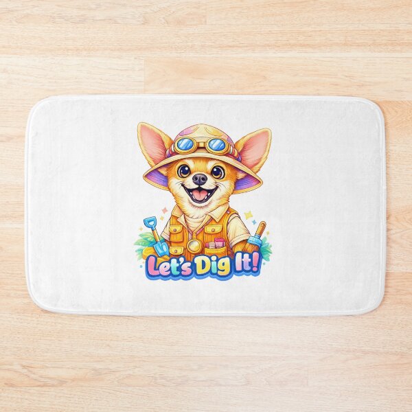 Item preview, Lets Dig It Mining Dog – Cute Miner Pup Illustration designed and sold by SoftSproutstu.