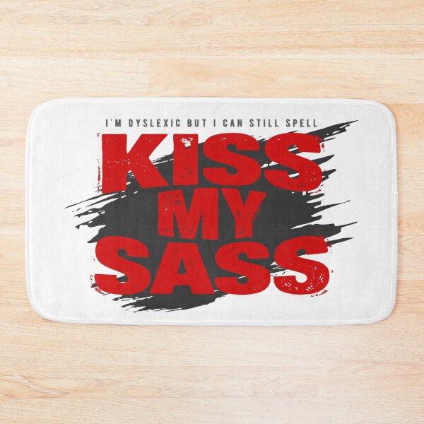 Item preview, Kiss My Sass | Sassy Playful Humor Design designed and sold by PixelGrafiks.