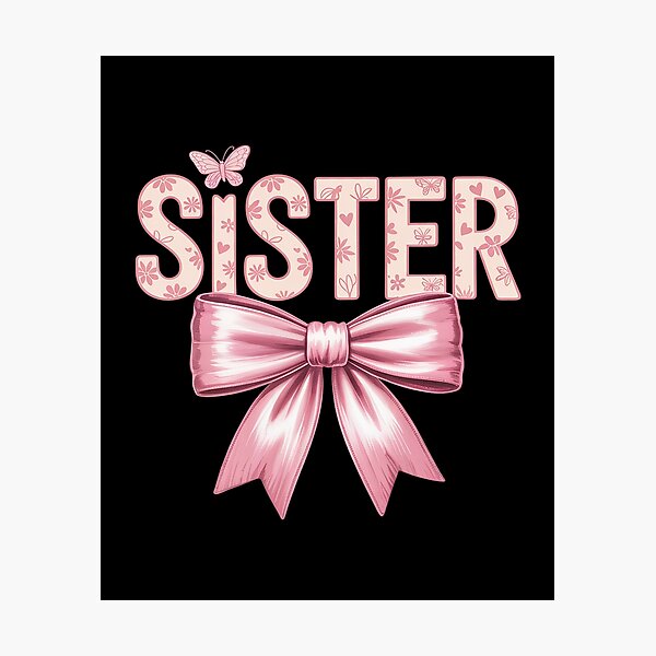 Item preview, Sister Birthday Squad Matching Coquette Bow Family Party designed and sold by BlassmausArt.