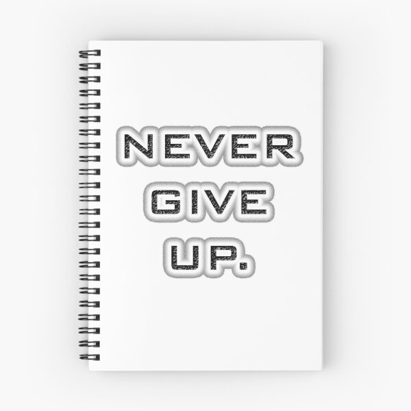 Item preview, Slogan. Never Give Up. designed and sold by AadiShaktiAura.
