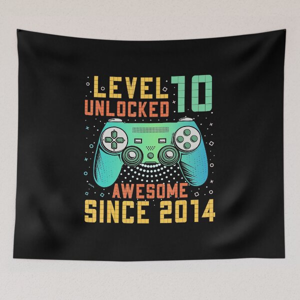 Item preview, Level 10 Unlocked Gamer Birthday  designed and sold by FGTV2021.