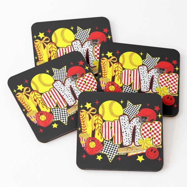 Item preview, Nana Softball Coquette Bow Mother’s Day  designed and sold by miaa-artistshop.