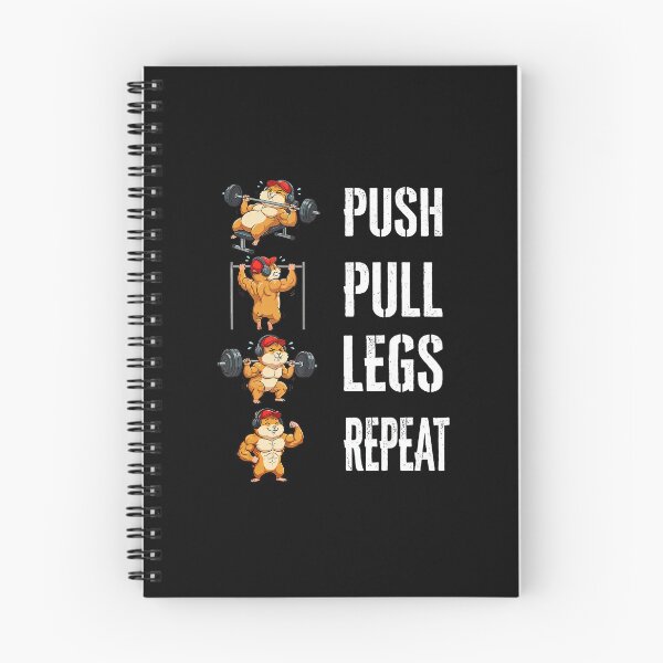 Item preview, Push Pull Legs Repeat Funny Gym Workout  designed and sold by eliramaison.