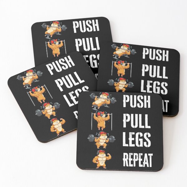 Item preview, Push Pull Legs Repeat Funny Gym Workout  designed and sold by eliramaison.