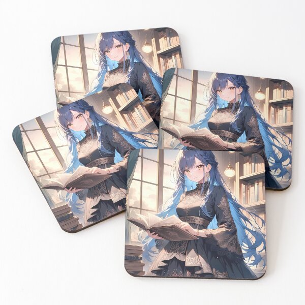 Item preview, Myne Ascendance of a Bookworm Midnight Library Reading Glow designed and sold by PMartistStudio.