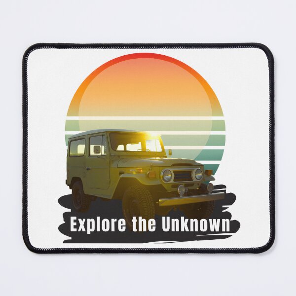 Item preview, Vintage 4x4 Off-Road Adventure - Explore the Unknown Retro Art designed and sold by DOROTA-0909.