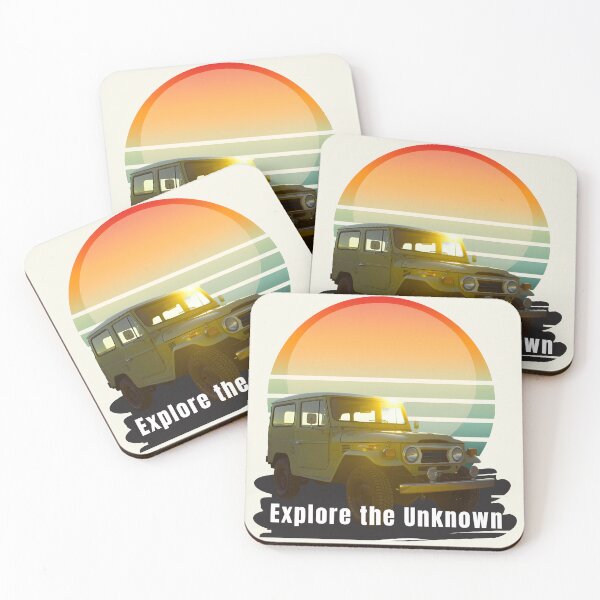 Item preview, Vintage 4x4 Off-Road Adventure - Explore the Unknown Retro Art designed and sold by DOROTA-0909.