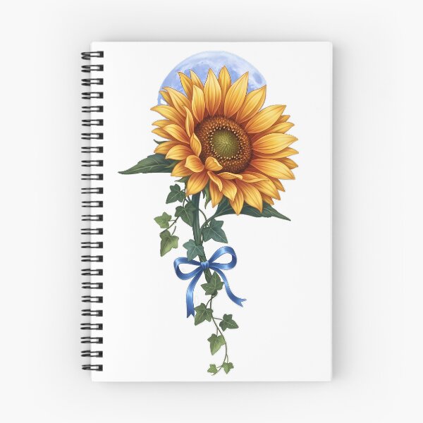 Item preview, Moonlit Sunflower Bloom Hanging Ivy Strands Small Blue designed and sold by pumsquare.