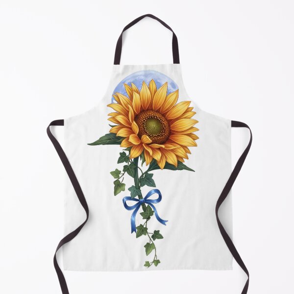 Item preview, Moonlit Sunflower Bloom Hanging Ivy Strands Small Blue designed and sold by pumsquare.