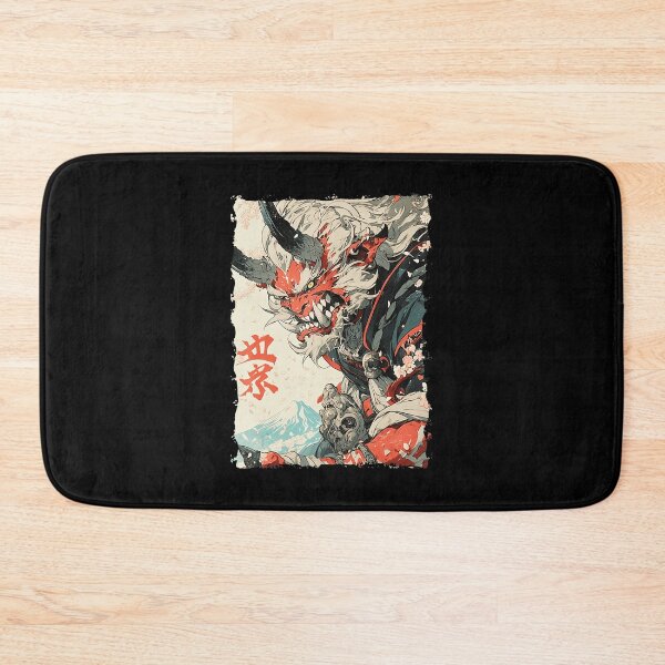 Item preview, Oni Mask Japanese Yokai Tattoo Style  designed and sold by titanlevi.