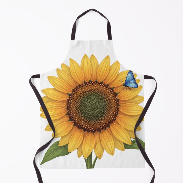 Item preview, Sunflower Tiny Blue Moth Resting On One Petal designed and sold by pumsquare.