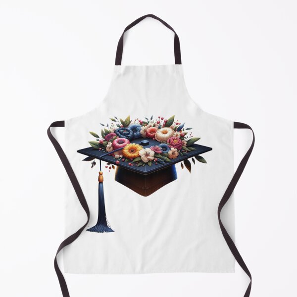 Item preview, Elegant Floral Mortarboard Graduation Art designed and sold by Lulunza.