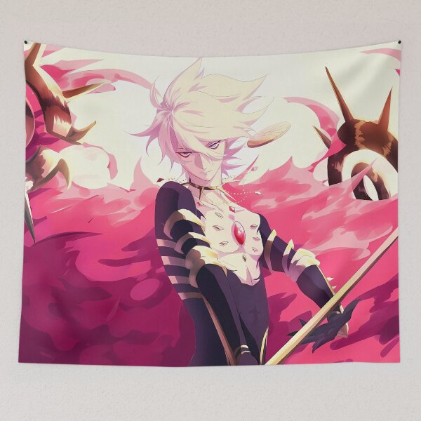 Item preview, Red Lancer Karna Fate Grand Order Blazing Crimson Intensity Overwhelming Mythic Warrior Force designed and sold by PMartistStudio.