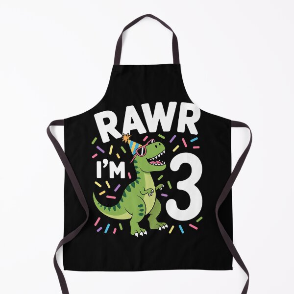 Item preview, Three Rawr I'm 3 Years Old T Rex Dinosaur 3rd Birthday Boys designed and sold by fferomananul.