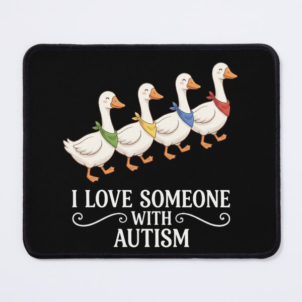 Item preview, I Love Someone With Autism White Text Walking Geese designed and sold by Start with INGz.