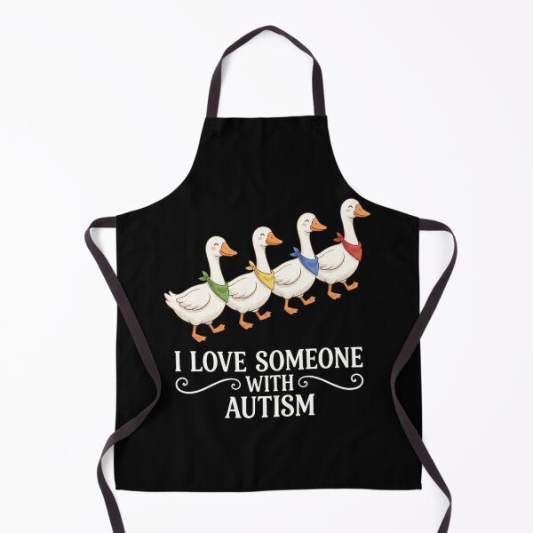 Item preview, I Love Someone With Autism White Text Walking Geese designed and sold by Start with INGz.