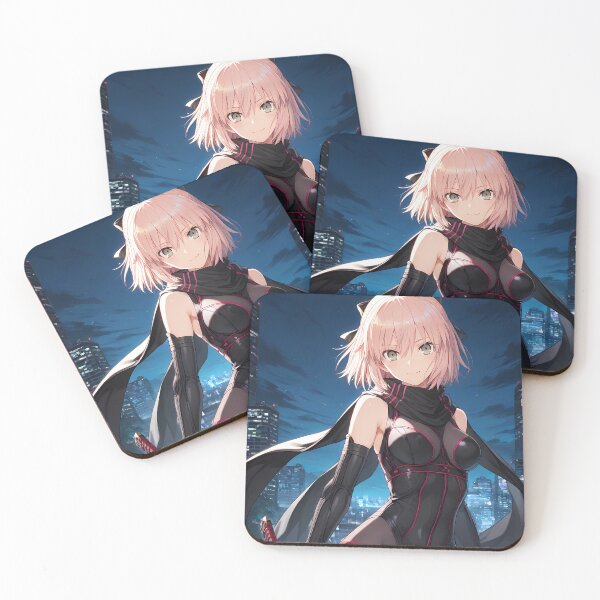 Item preview, Sakura Saber Okita Souji Fate Grand Order Night Katana Ninja Samurai Anime Girl Waifu designed and sold by PMartistStudio.