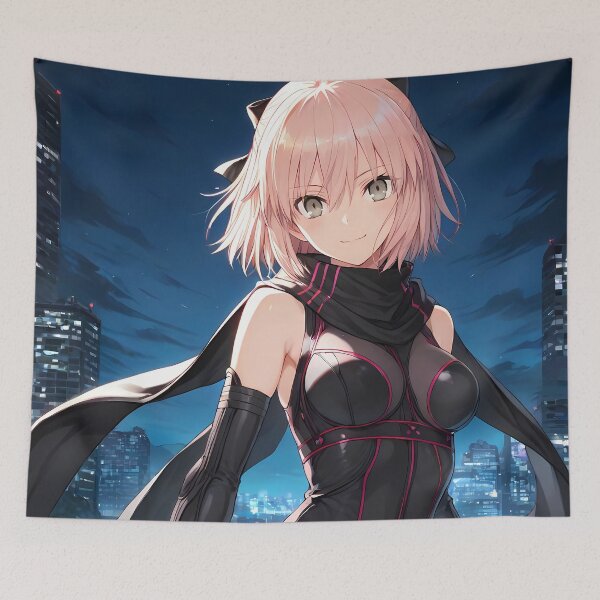 Item preview, Sakura Saber Okita Souji Fate Grand Order Night Katana Ninja Samurai Anime Girl Waifu designed and sold by PMartistStudio.