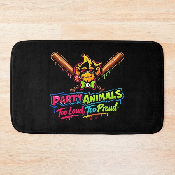 Item preview, Party Animals Too Loud Too Proud Baseball Style designed and sold by miaa-artistshop.