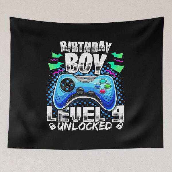 Item preview, Birthday Boy Level 9 Unlocked Gamer  designed and sold by FGTV2021.