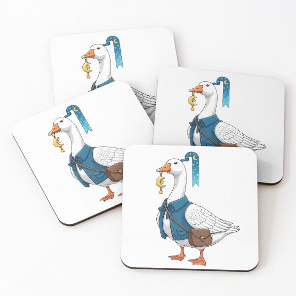 Item preview, Bookish Goose Carrying Moon Charm Bookmark Little Satchel designed and sold by pumsquare.