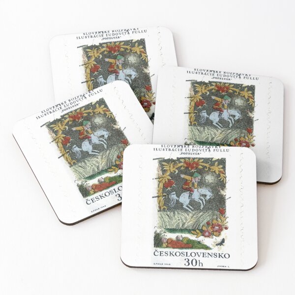 Item preview, Ceskoslovensko White Horse Vintage Postage Stamp designed and sold by red-amber65.
