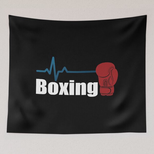Item preview, Boxing Heartbeat Lifeline - Funny Boxer EKG Pulse Design for Fighters designed and sold by OuSfian1.