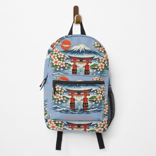 Item preview, Edoga-kuni: Mt. Fuji, Torii, and Cherry Blossoms designed and sold by SakuraMarket26.