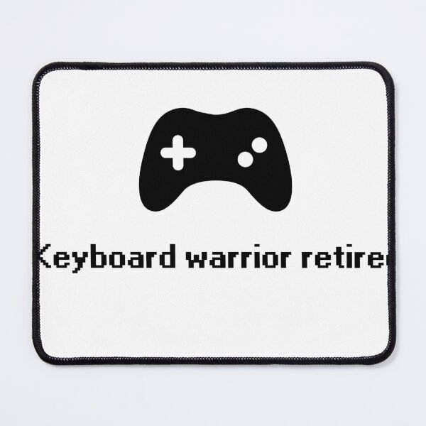 Item preview, Keyboard Warrior Retired – Geek humor design for a retired keyboard warrior designed and sold by Setrof-Digital.
