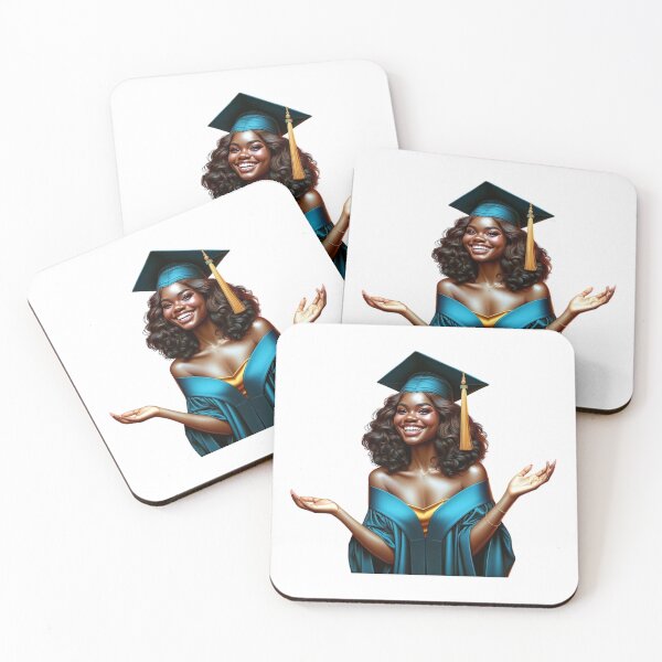 Item preview, Elegant Off-Shoulder Graduation Gown Art designed and sold by Lulunza.