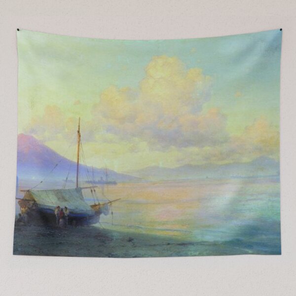 Item preview, The Bay of Naples in the morning designed and sold by SharonTheFirst.