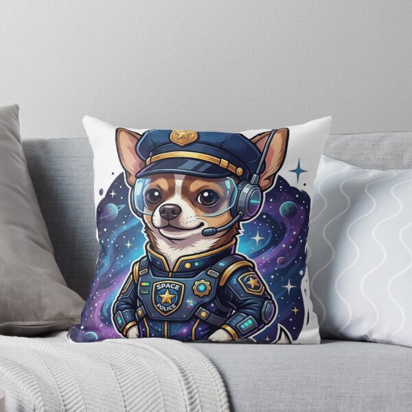 Item preview, Chihuahua Police Officer - Space designed and sold by SnowballBunny.