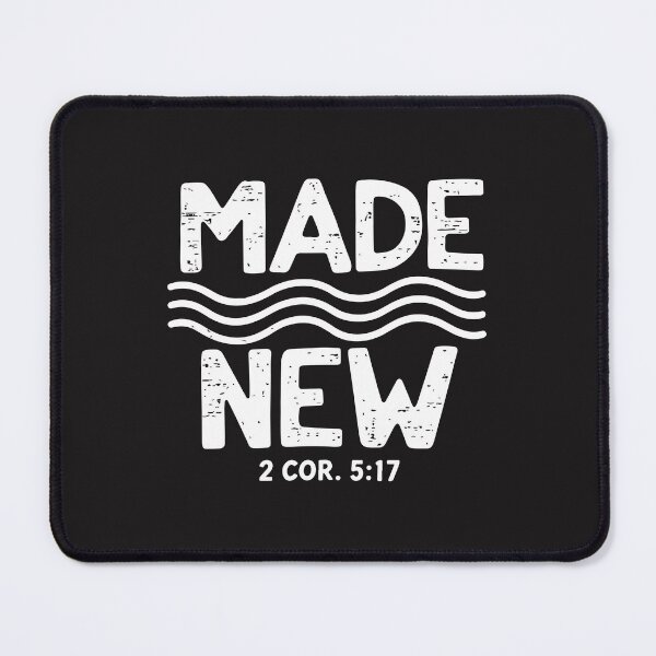 Item preview, Baptism Made New Waves Christian Faith Verse 2 Corinthians 5 17 Design  designed and sold by kiralynstration.