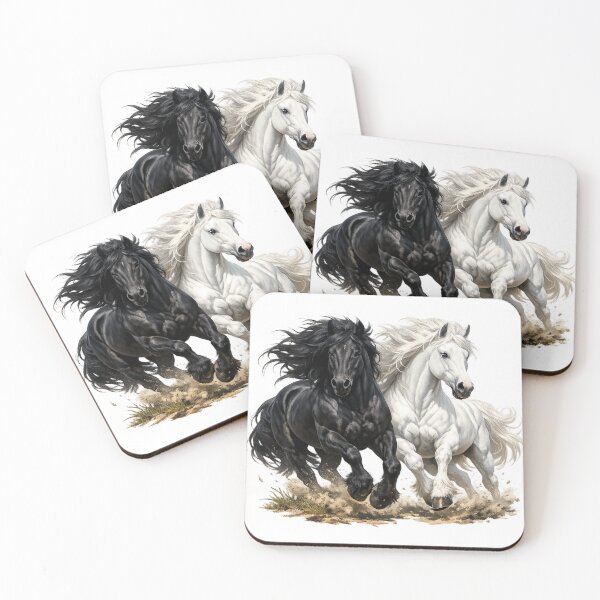Item preview, Graceful Horses – Freedom and Power designed and sold by KI-Kunstwerk.