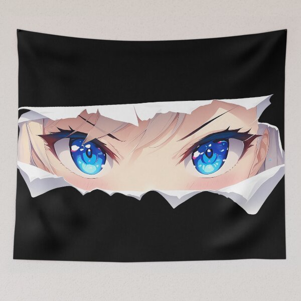 Item preview, Belfast Azur Lane Blue Eyes Torn Paper Peek designed and sold by PMartistStudio.