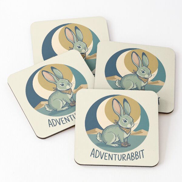Item preview, Adventurabbit Cute Explorer Bunny designed and sold by dreephic22.