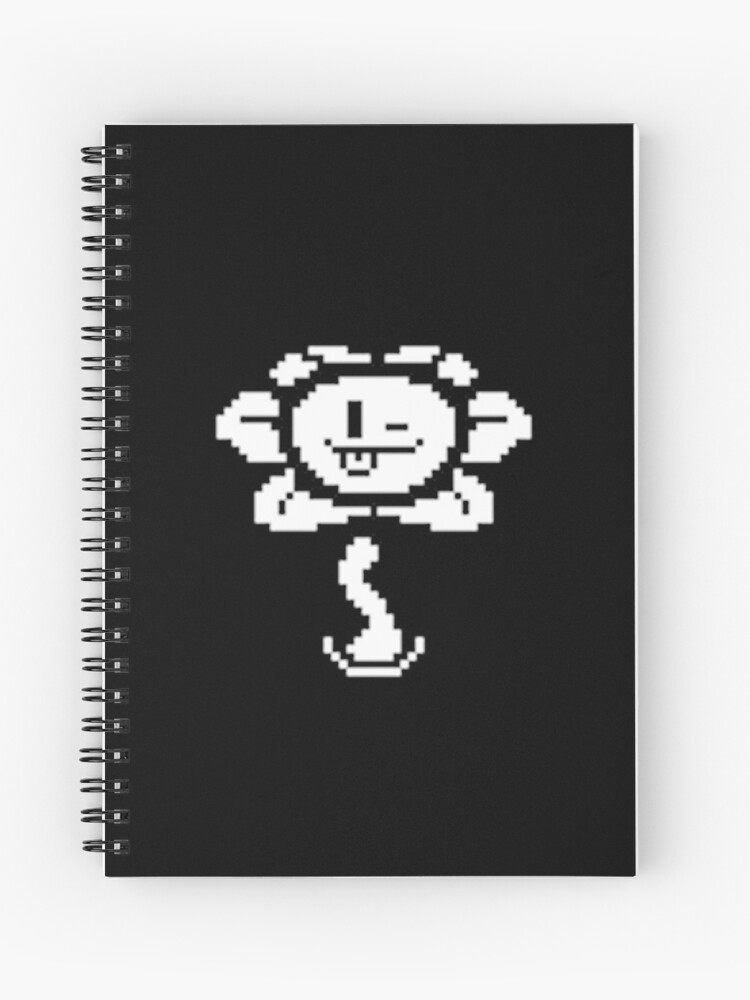 Winking Flowey - Undertale Spiral Notebook for Sale by ramblingskeptic