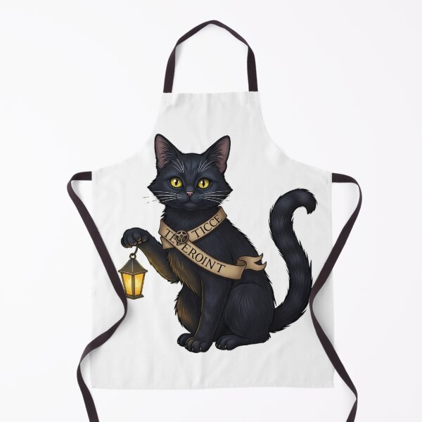 Artikelvorschau, Schwarze Katze hält winzige Laterne, Tarotband entworfen und verkauft von IllumeInk.