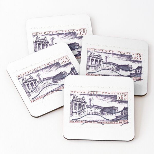 Item preview, French Palais Des Bourgognea France Vintage Postage Stamp designed and sold by red-amber65.