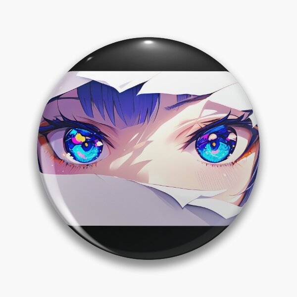 Artikelvorschau, Kaga Azur Lane Blue Eyes Torn Paper Peek entworfen und verkauft von PMartistStudio.