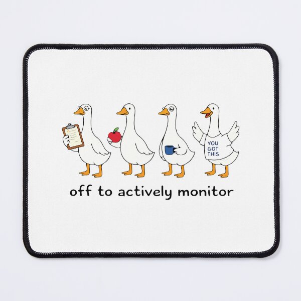 Item preview, Teacher Testing Day Goose Funny Actively Monitor School Humor Design designed and sold by kiralynstration.